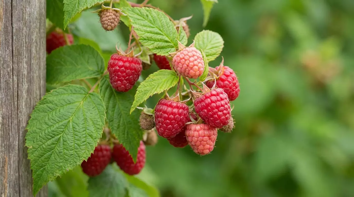 Raspberry Full Season Collection 9 or 18 Bare Root Canes