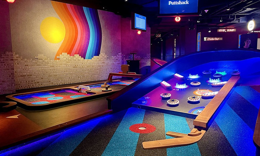 Image 1: Upscale, Tech-Infused Mini Golf for 2 or 4 - Tax Included