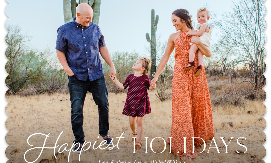 Image 4: PhotoAffections Custom Holiday Photo Cards & Personalized Greetings