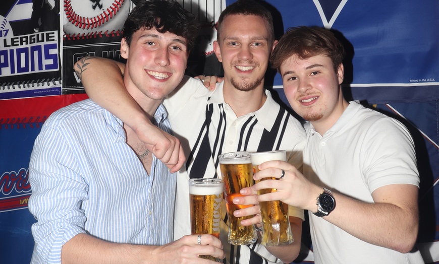 Image 10: Interactive Baseball Experience & 5-in-1 Games Access at 1st Base Bar