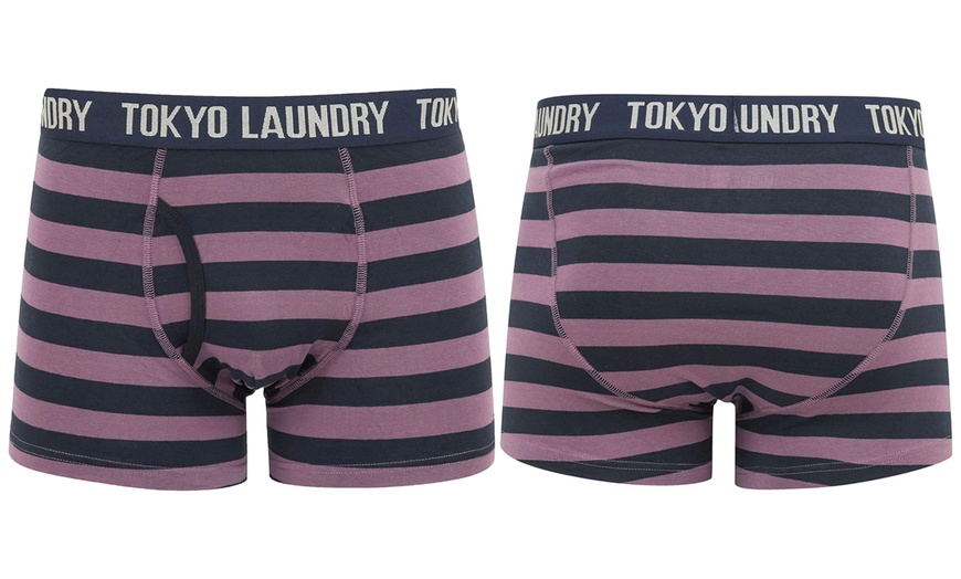 Image 14: Two-Pack of Tokyo Laundry Men's Stripe Print Boxers