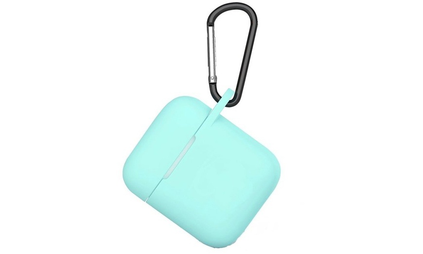 Image 13: AirPods Silicone Case Cover Protective Skin for Apple Airpod Charging Case