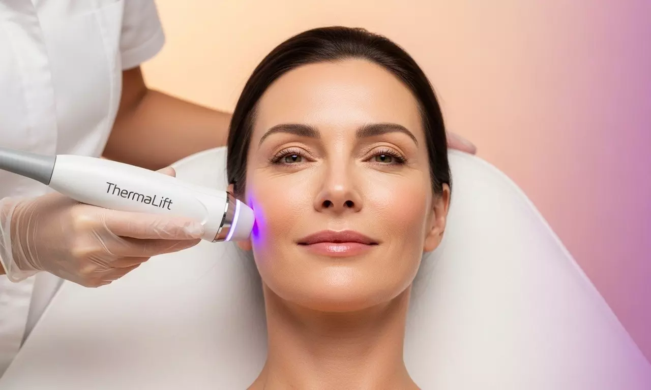 One, Two, or Three Non-Invasive Face Lift with Therma Lift Radio-Frequency Skin Tightening (Up To 55% Off) - Primary Image
