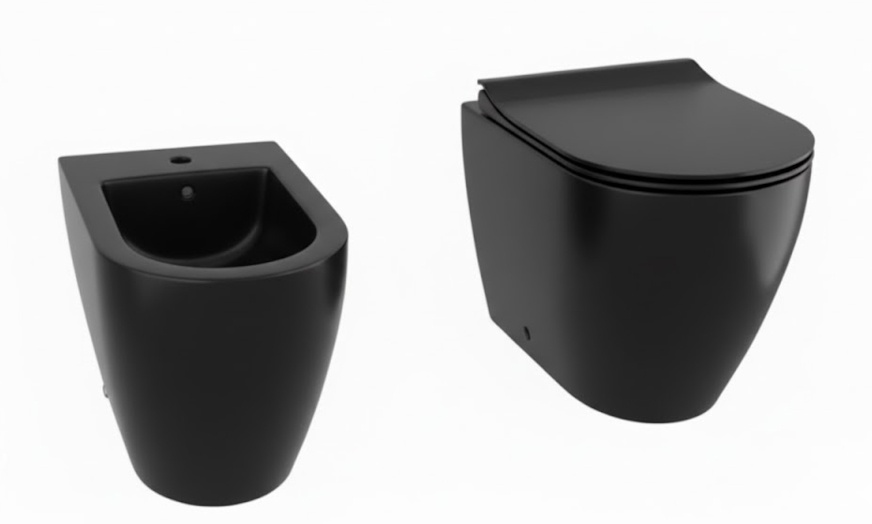 Image 6: Set di sanitari filomuro