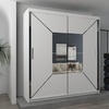 Image 9: Nicole Sliding Wardrobe with Central Mirror