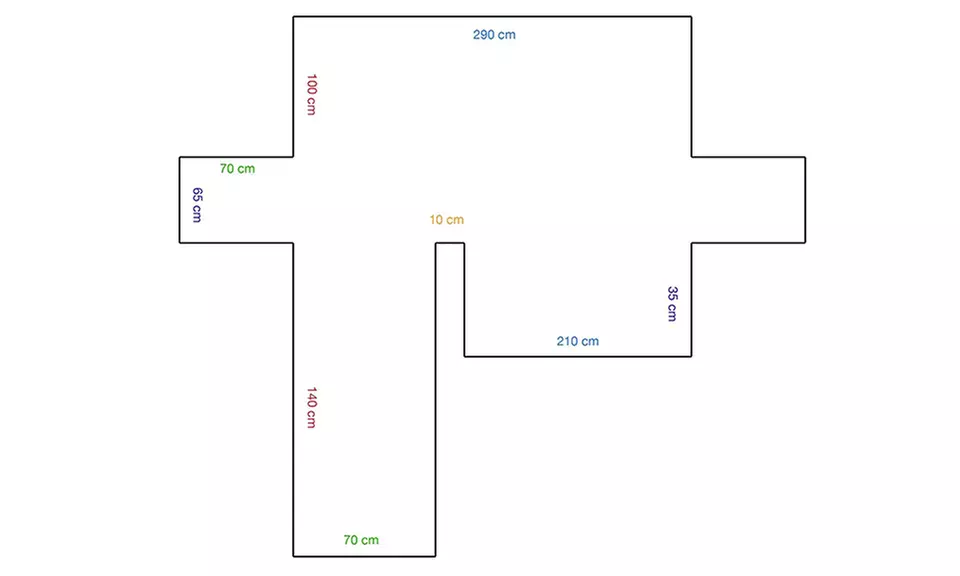Copridivano con penisola impermeabile con tasche porta oggetti