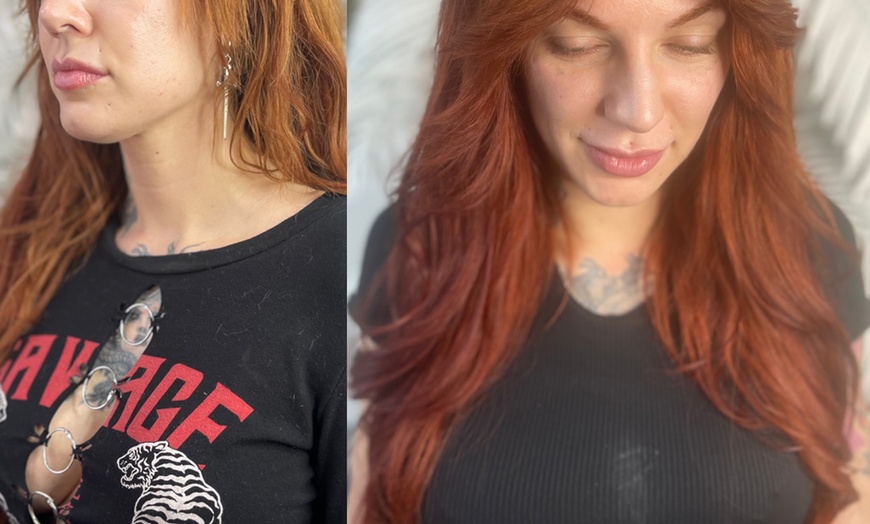 Image 2: Professional Hair Extension Installation Options (Hair Not Included)