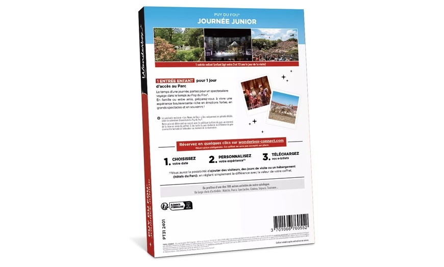 Image 4: 1, 2, ou 3 journées au Puy du Fou avec Wonderbox Connect