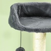 Image 3: PawHut 177cm Cat Tree, Multilevel with Scratching Posts and Houses
