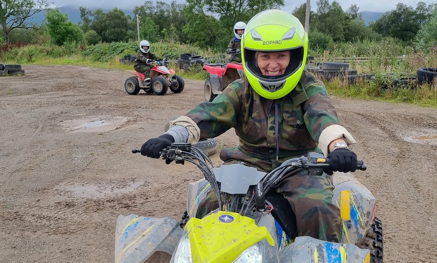 Image 2: Experience the ultimate quad biking adventure at Easterhill Farm 
