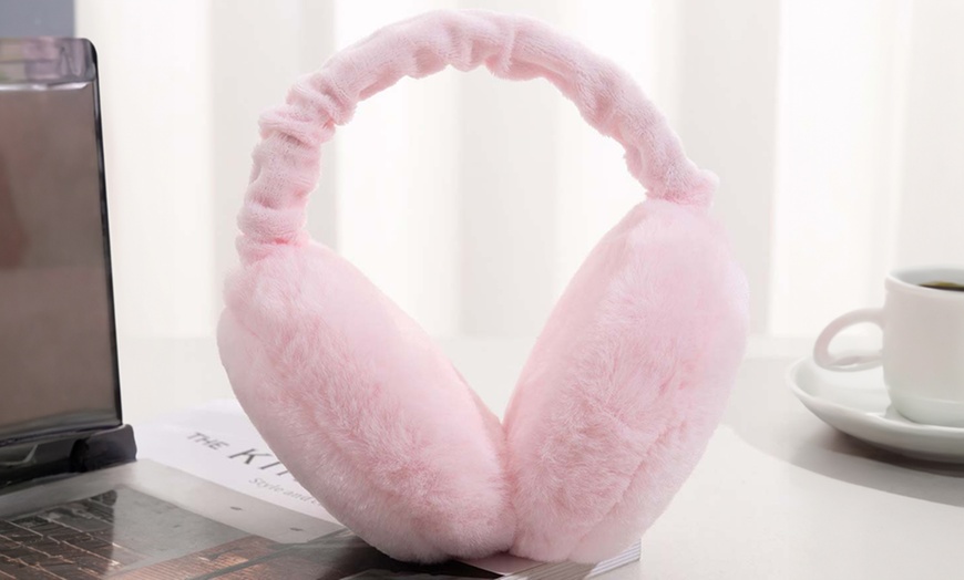 Image 3: Foldable Winter Warm Earmuffs