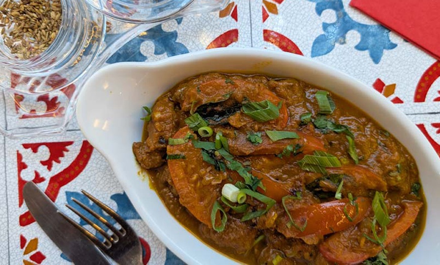 Image 5:  Two-Course Meal with Rice and Wine/Beer or Soft Drink For Up to 4 