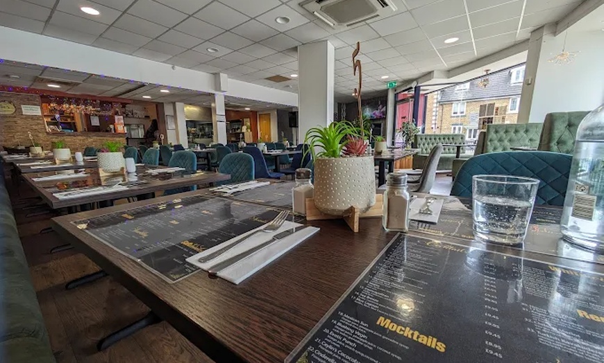 Image 3: Starter, Grill Combo or Veg Shish, & Drink for 1 or 2/Platter for Four