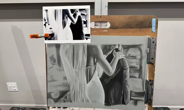 One, Two, or Three Classes for a 2-Hour Fine Art Class for One