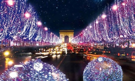 Tour en vélo électrique parmi les illuminations et les décorations de Noël à 29,90 € avec Paris By Bike Tours