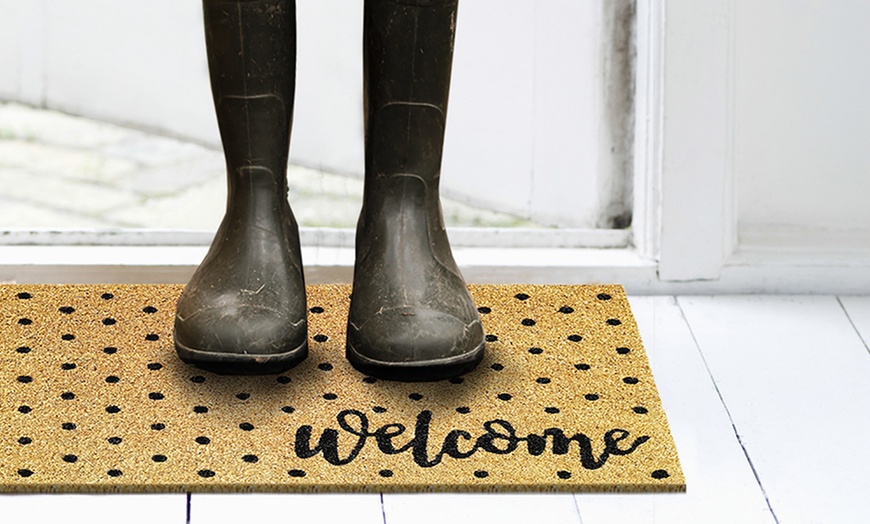 Image 119: Antislip kokosnoot deurmat