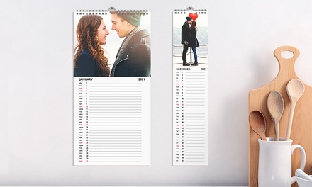 1 Small Kitchen Calendar 42x14.8 cm - Photo Gifts