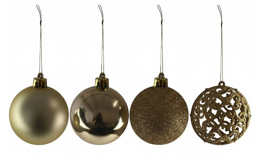 Image 8: Set di 100 palline natalizie per albero