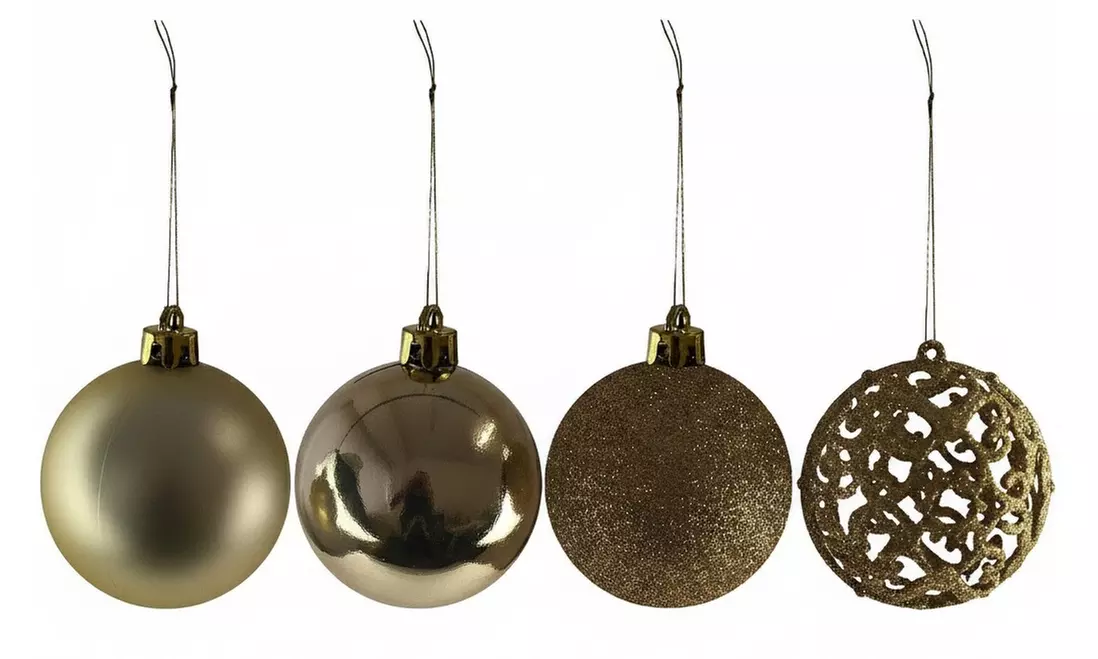 Set di 100 palline natalizie per albero