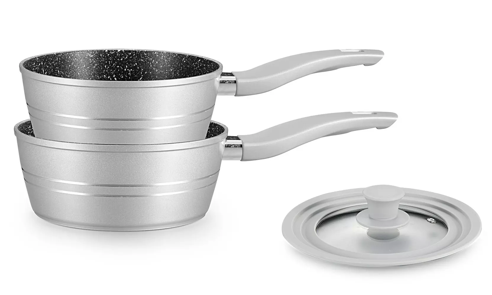 Royalty Line 2er- oder 3er-Set Gussaluminium-Kasserollen