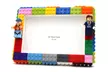 LEGO Inspired DIY Building Block Photo Frame Tabletop Set with Figures - Second Medium