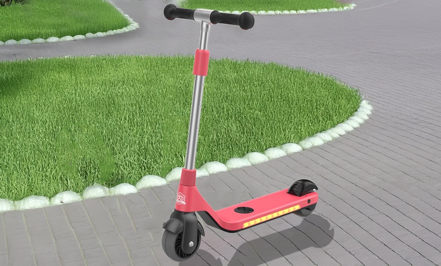 Image 1: Kinder-Elektroroller mit LED-Beleuchtung und verstellbarer Höhe