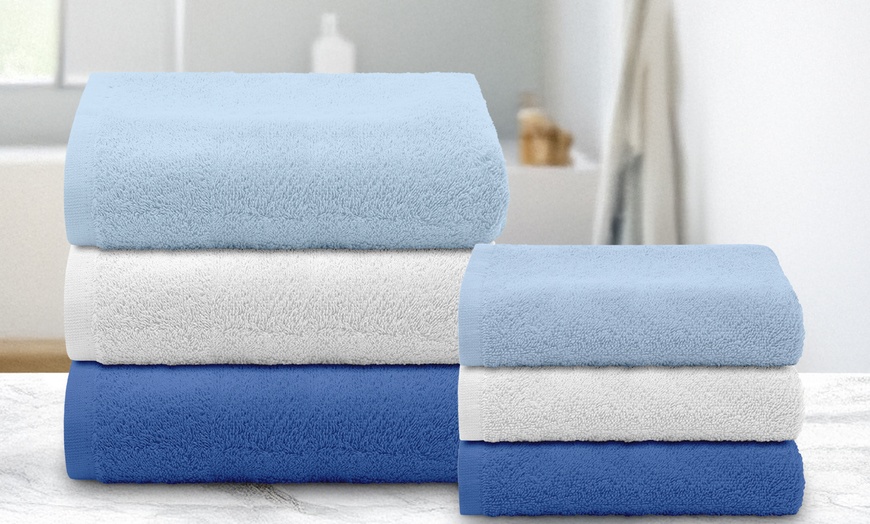 Image 9: Set van 6 katoenen handdoeken