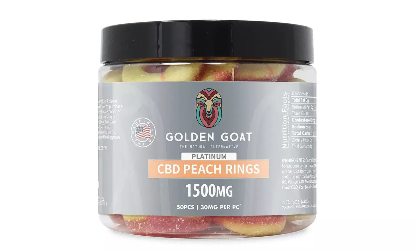 3000MG - 12,000MG Premium Grade CBD Infused Gummies by Golden Goat
