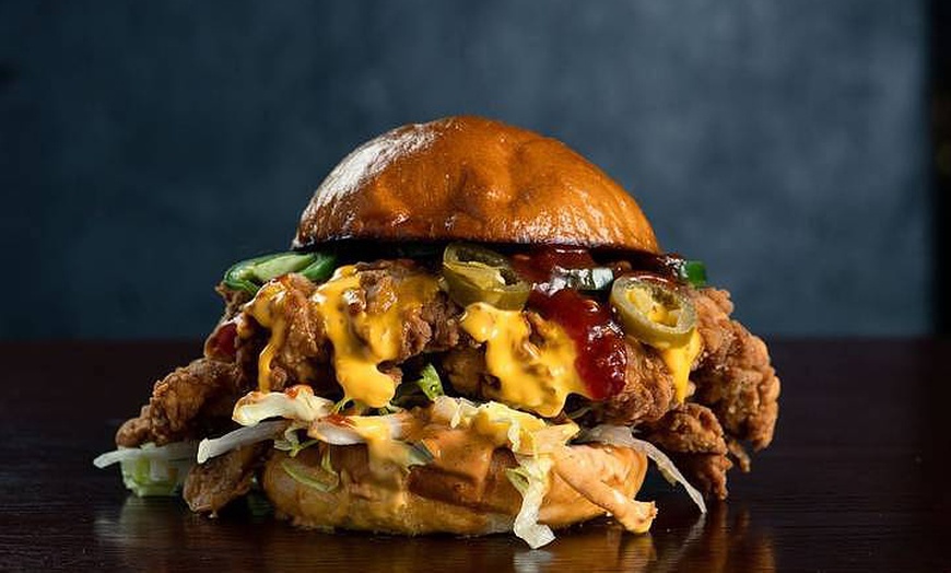 Image 2: Secret Cocktail Hour, Fries, Starters, Cult Burger and More Combo