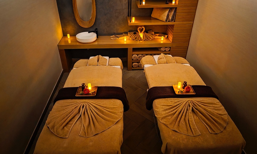 Image 3: 60–90 Min Spa treatment, Add-On Options,Plus Steam & Sauna Access
