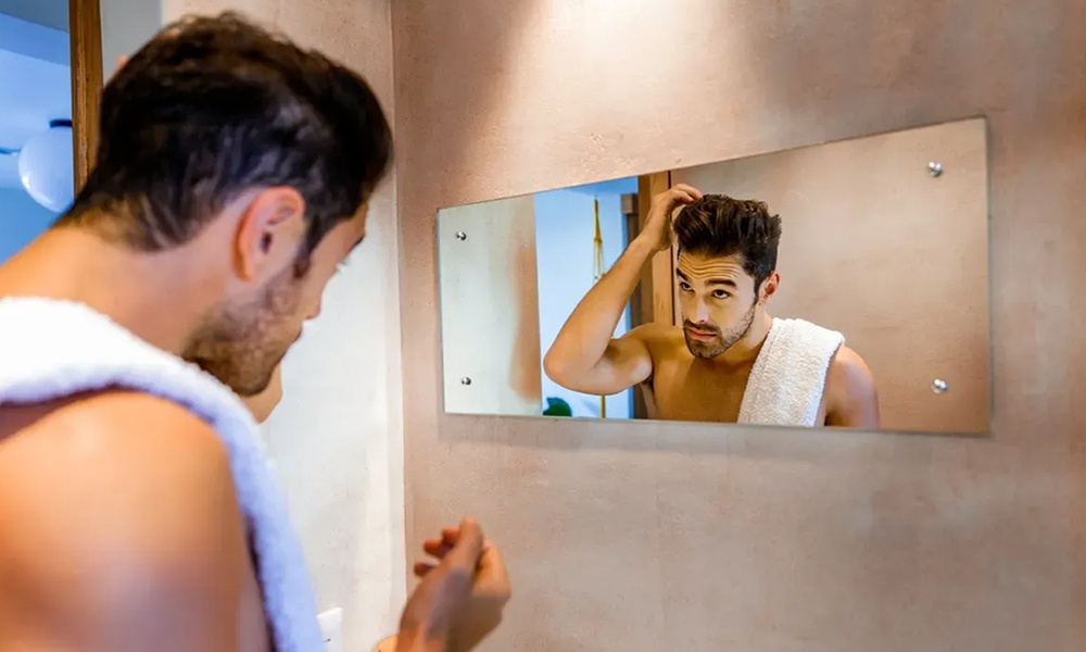1, 2, or 3 Area Growth Factor Hair Restoration with RF Laser Therapy
