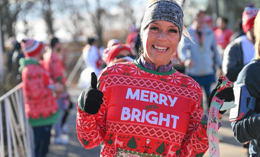 Image 9: Up to 29% Off Holiday Themed Fun Run - Santa Hustle San Antonio