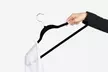 Non Slip Velvet Hanger with Metal Hook 30 or 50 Pack Closet Hangers by Lux Decor - Second Medium