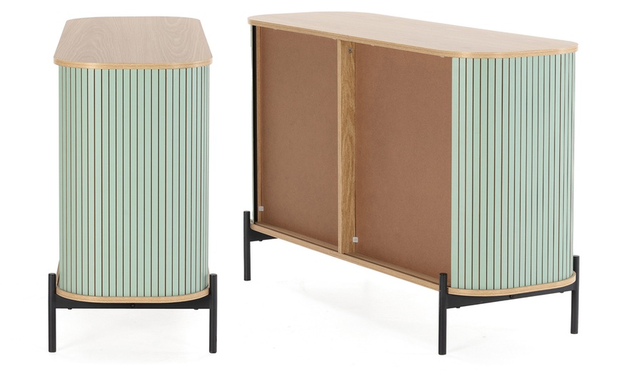 Image 5: Buffet design Mónaco avec 2 portes coulissantes