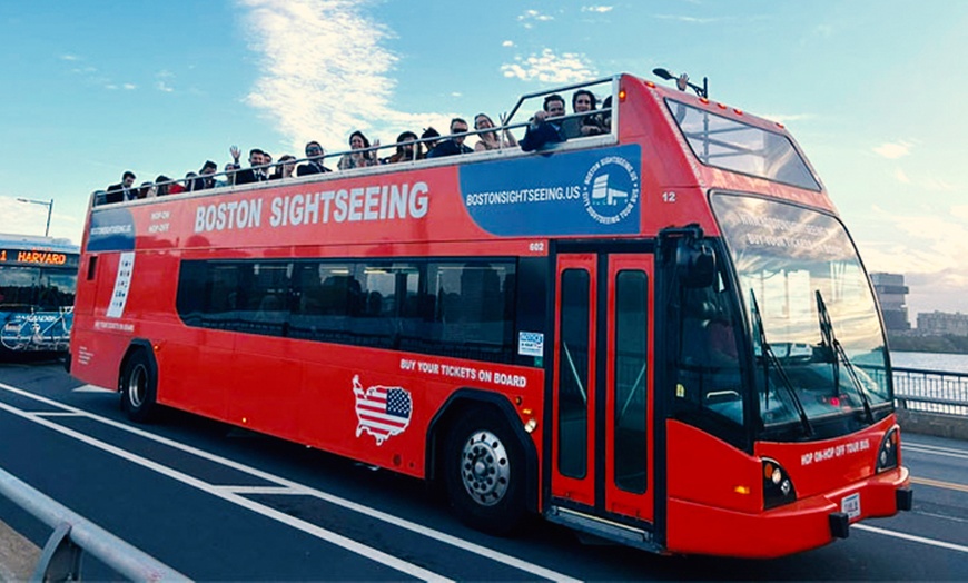 Image 2: Up to 18% Off Hop-On Hop-Off Boston Double-Decker Bus Tour 
