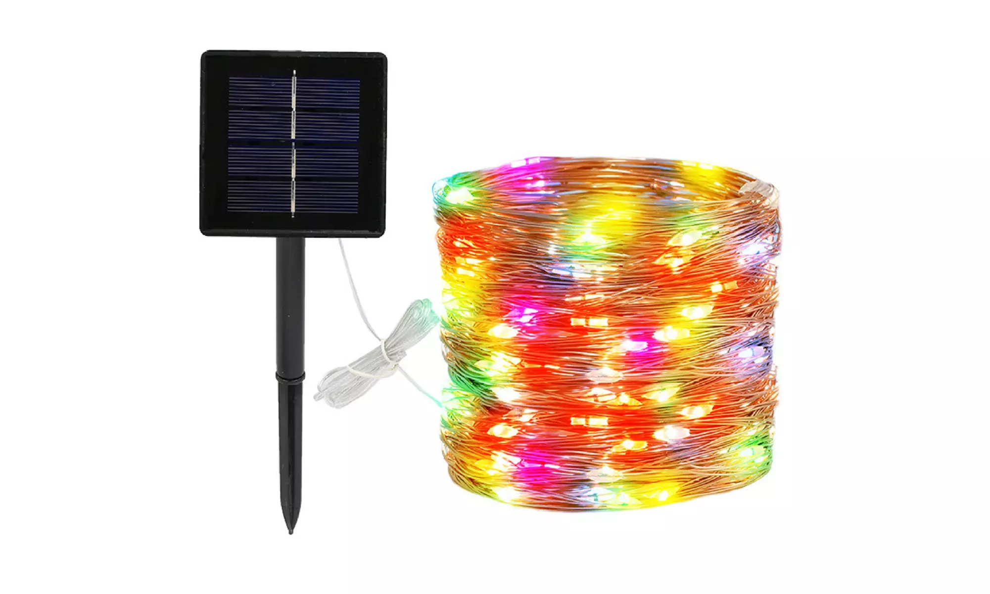 Christmas Decoration 72ft 200LED Solar String Lights Outdoor Copper Wire Lights
