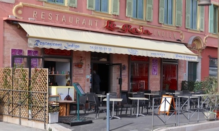 Pour 1 pers. : menu entrée, plat et dessert - Le Raja