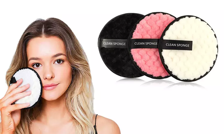 3er-Set Make-Up-Entferner-Pads - Primary Image