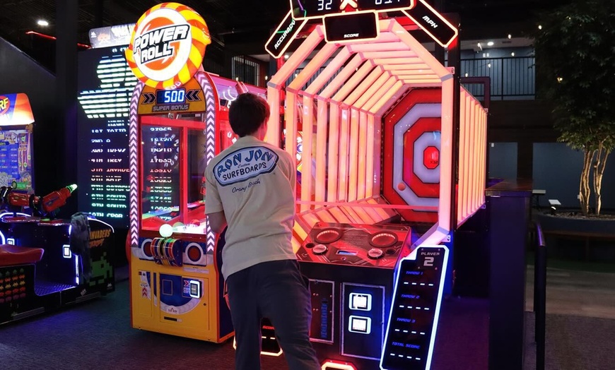 Image 3: Unlimited Jumping and Arcade Cards to a Massive Texas City Fun Center