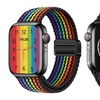 Image 13: Waloo Braided Nylon Magnetic Loop Band For Apple Watch- (Size & Color)