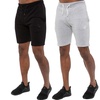 Image 12: Two-Pack Enzo Men's Fleece Shorts 