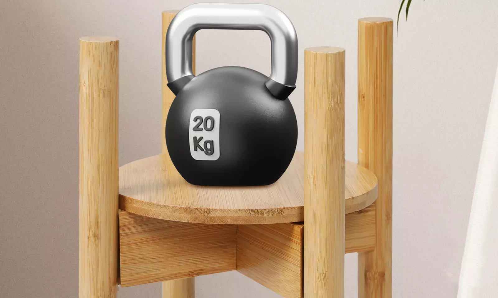 Levede Adjustable Bamboo Plant Stand - Indoor Pot Holder with Tray