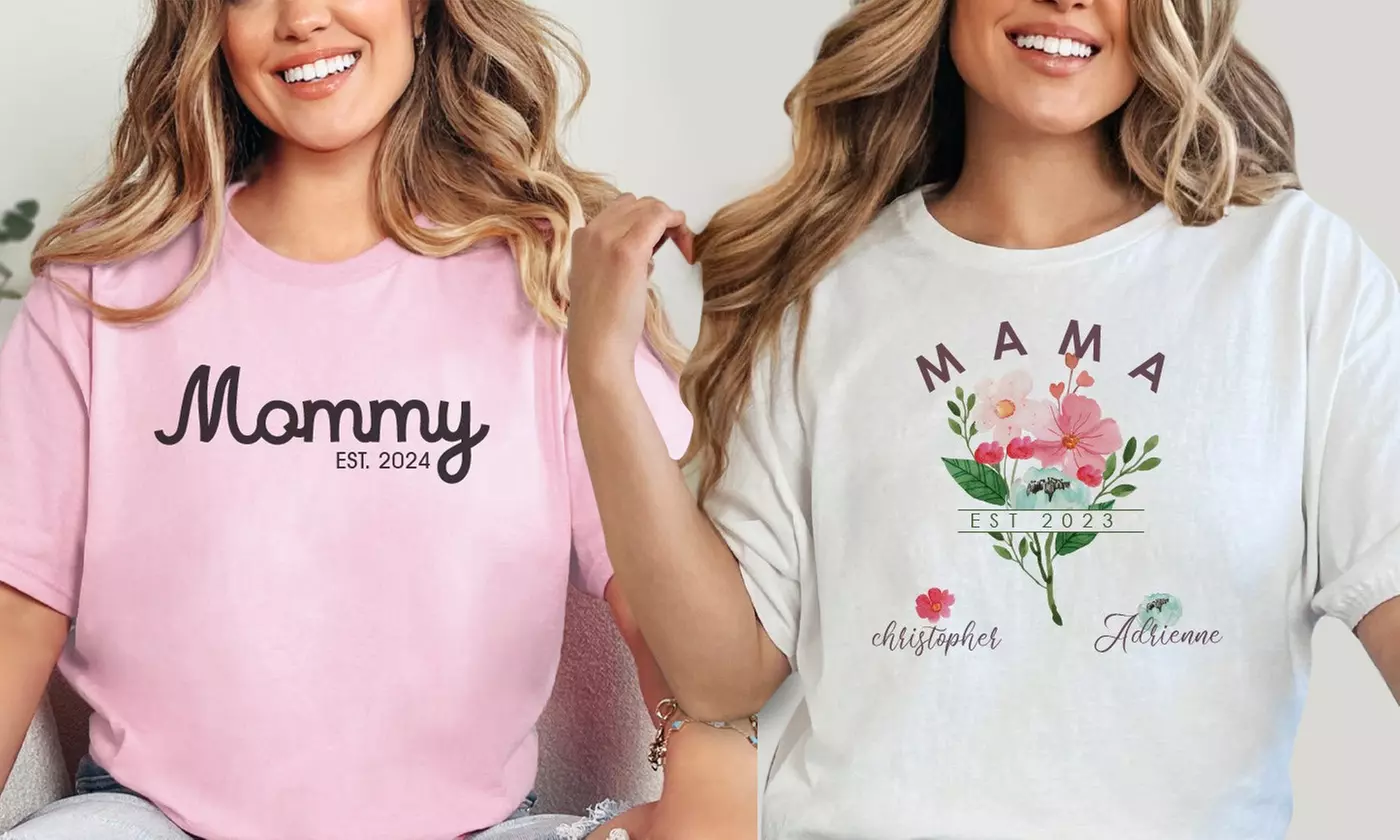 Up to 40% Off Personalized Mother's Day T-Shirts
