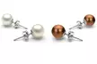 Set of 2 8mm Pearl Stud Earrings - Second Medium
