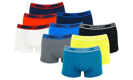 Set di 3 boxer Emporio Armani, disponibili in vari colori e taglie