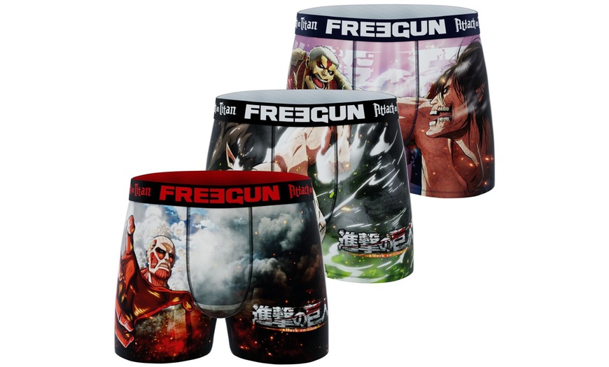 Image 2: Lot de 3 boxers homme Freegun en microfibre  