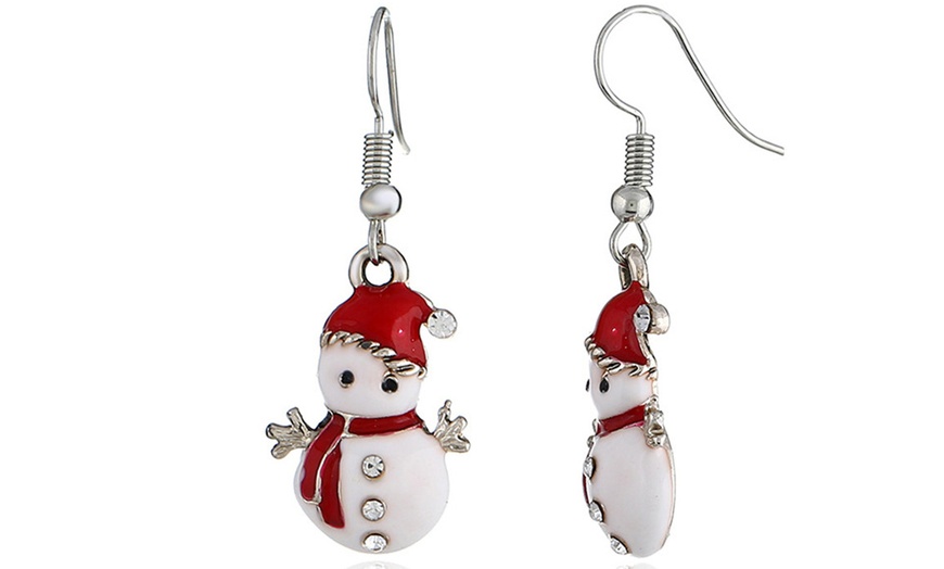 Image 3: Christmas-Themed Earrings