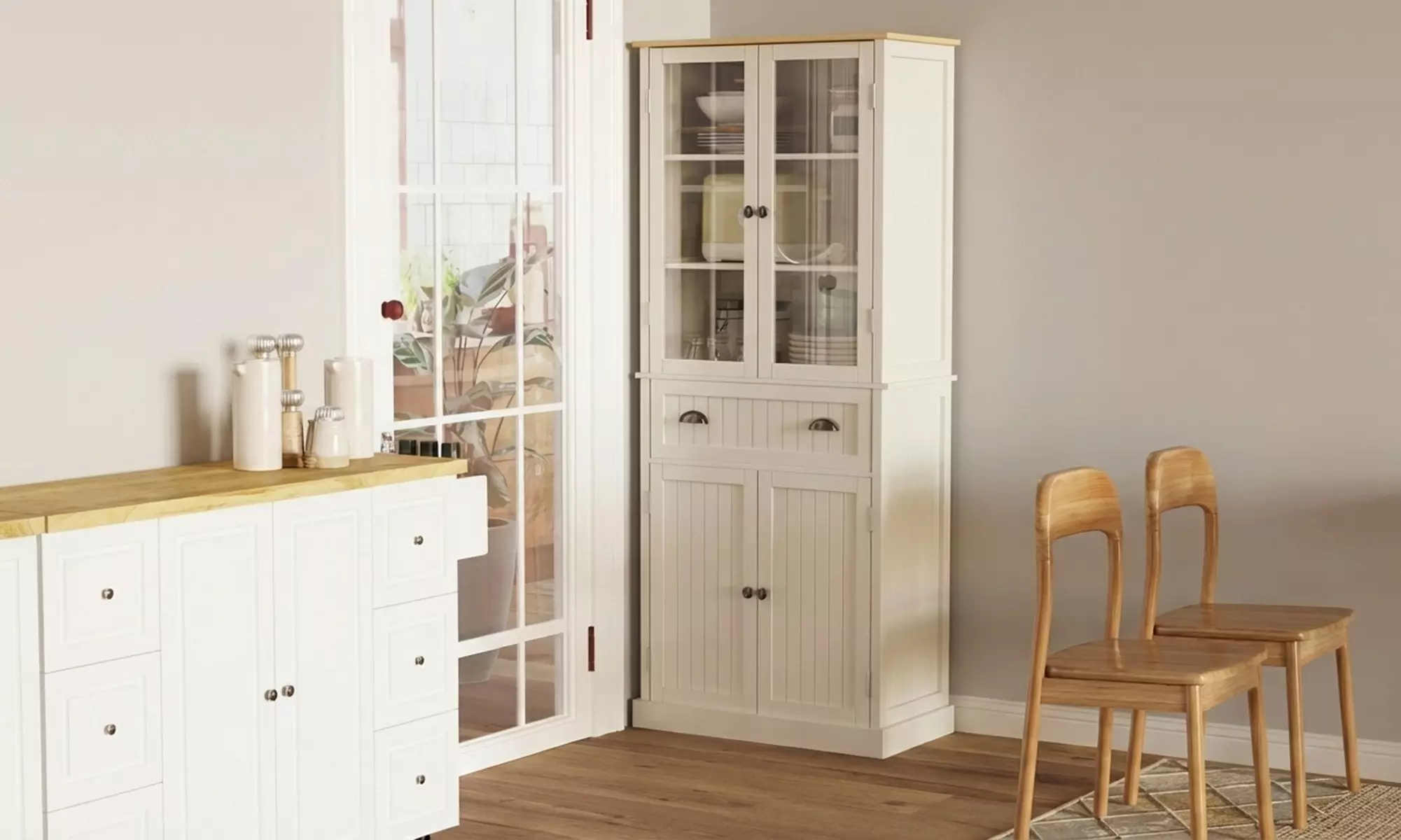 HOMCOM Kitchen Storage Unit