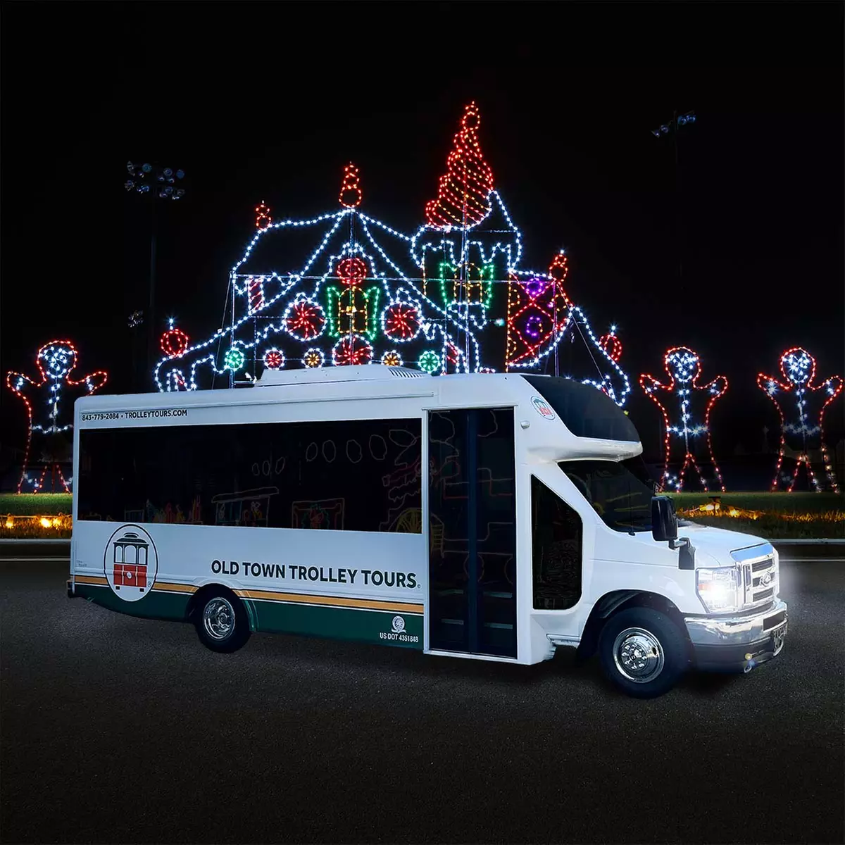 Festival of Lights Tour w/ Live Narration, Certified Guides & Santa