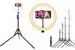 iMounTEK 10" 120-LED Ring Light Stand w/ Adjustable Tripod & Cell Phone Holder - Second Medium